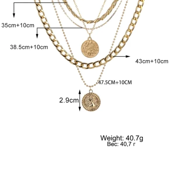 Layered Necklace - Picture 5 of 7